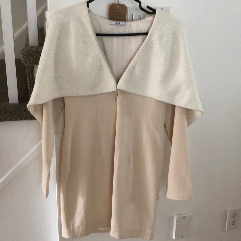 Amazing Asilio cream crepe dress